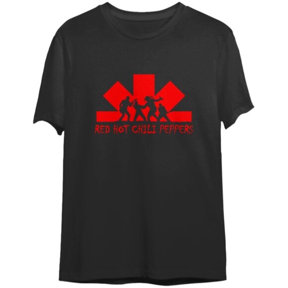 Red Hot Chili Peppers With Post Malone T-Shirt Rock Band Graphic Concert Tee 79 - Picture 1 of 6
